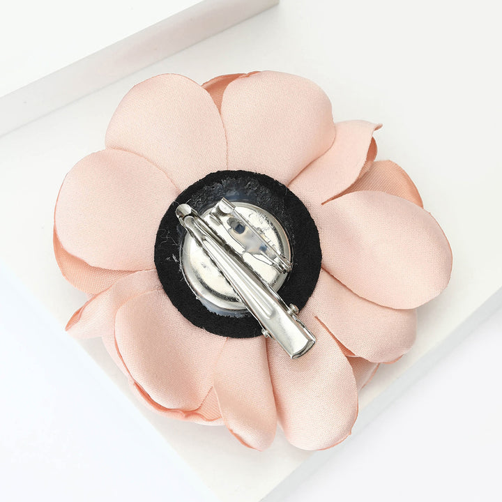 Lustrous Satin Elegant Rose Multi-color Brooch - image 11
