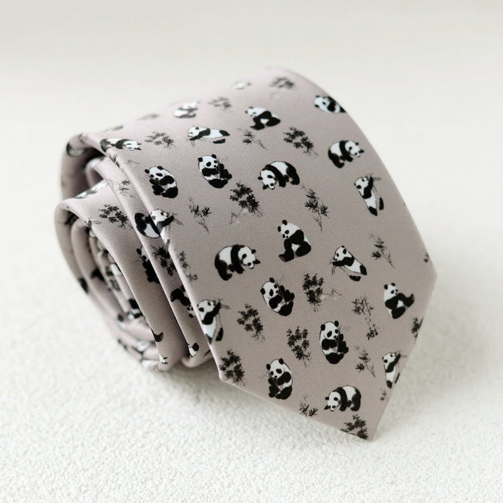 Men's Personalized Horse Printed Hand-Tie Green Necktie - Style #5 - image 7