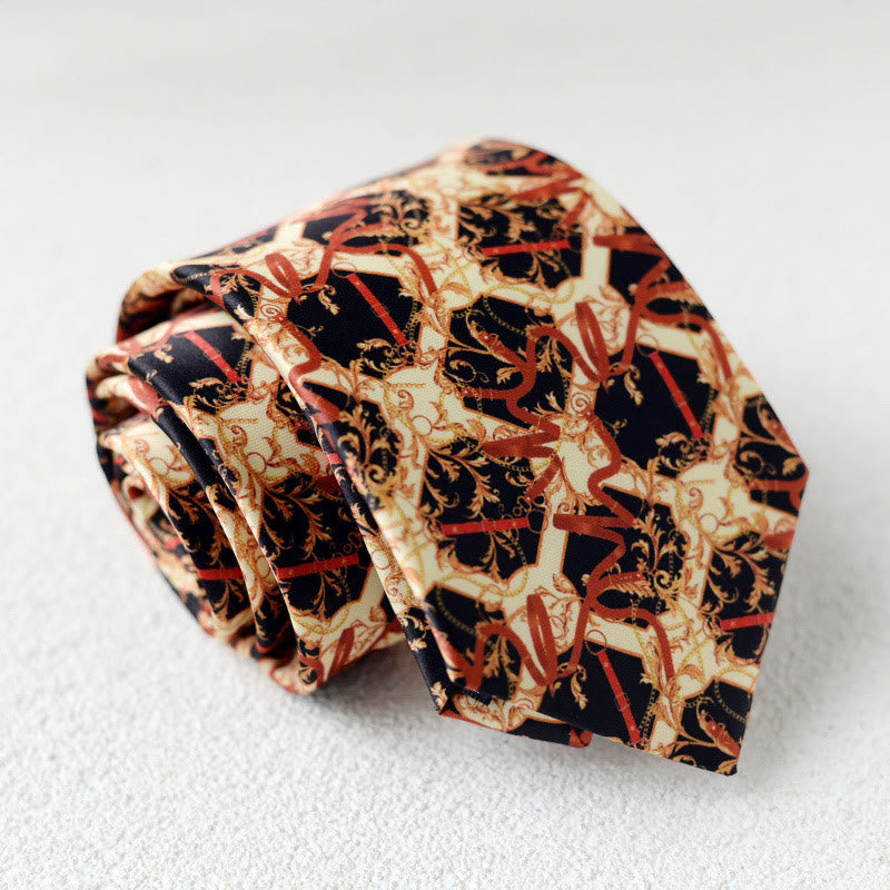 Men's Personalized Horse Printed Hand-Tie Green Necktie - Style #10 - image 12