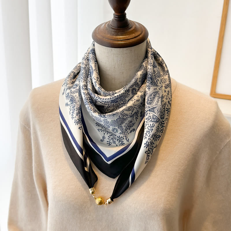 Women's Elegant Retro Printed Square Magnetic Cravat - Style #18 - image 20