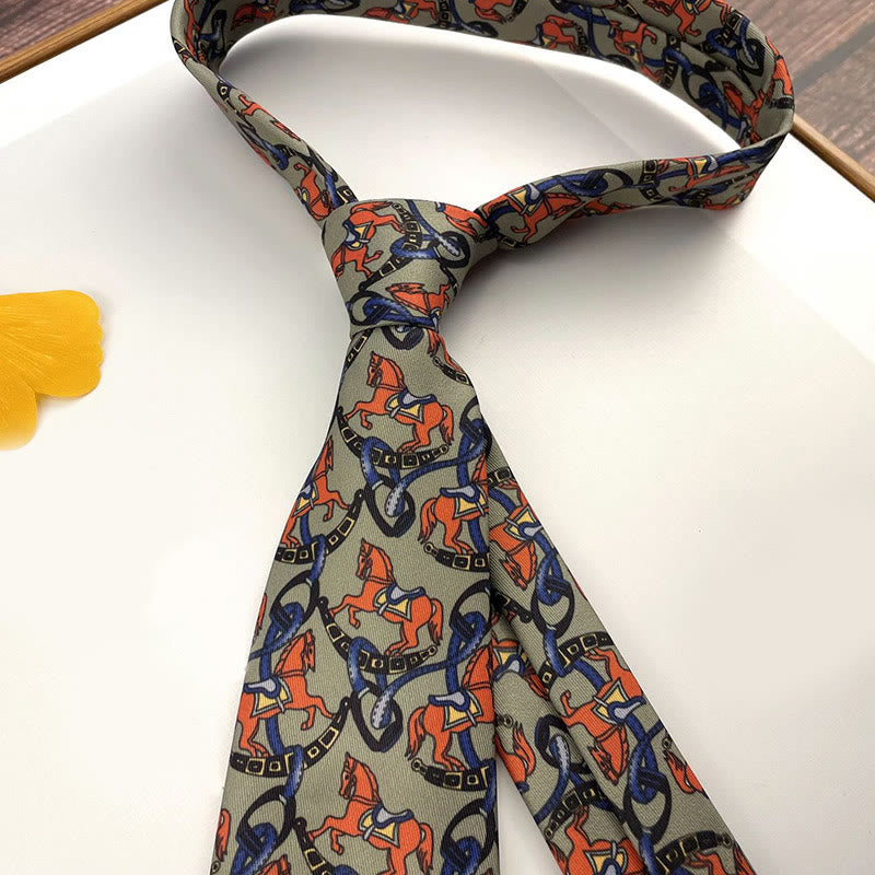 Men's Personalized Retro Patterned Hand Tie Multi Style Necktie - Style #6 - image 8