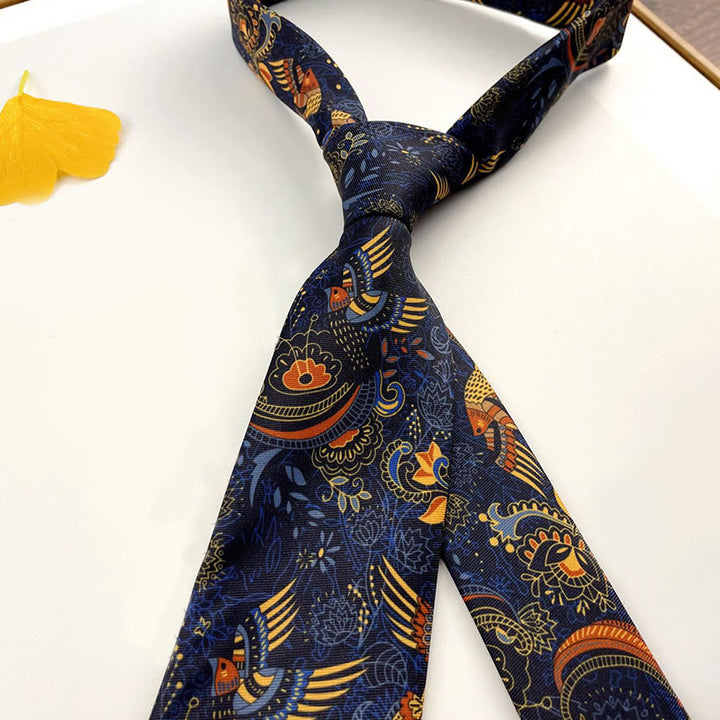 Men's Personalized Retro Patterned Hand Tie Multi Style Necktie - Style #10 - image 12