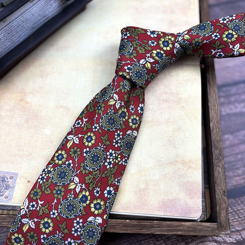 Men's Personalized Retro Patterned Hand Tie Multi Style Necktie - Style #19 - image 21