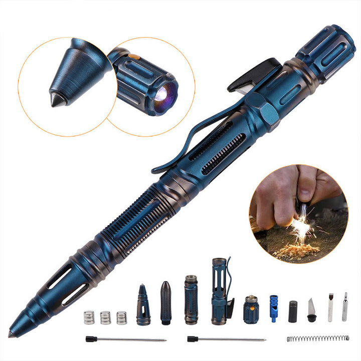 Multi Functional EDC Tool Lighting Whistle Tactical Pen - image 1