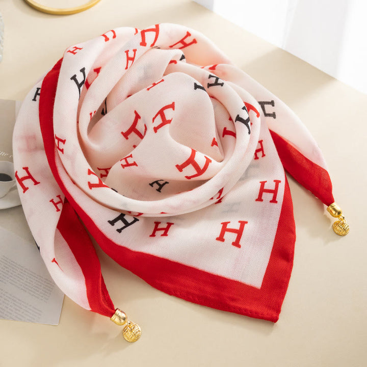 Women's Elegant Retro Rose Polka Dot Square Magnetic Cravat - Style #3 - image 2