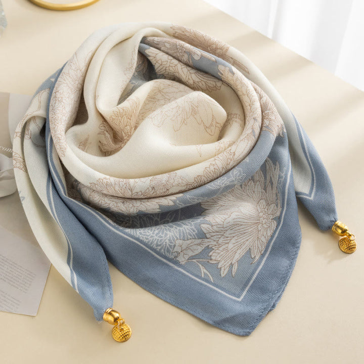 Women's Elegant Retro Rose Polka Dot Square Magnetic Cravat - Style #14 - image 13