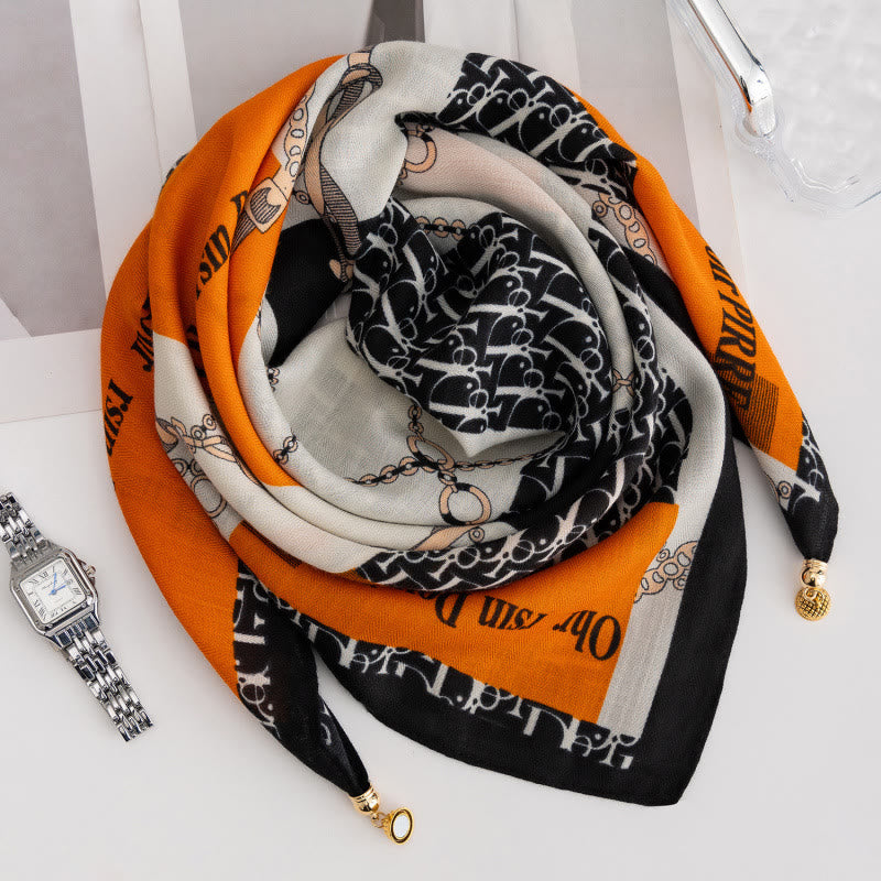 Women's Elegant Retro Rose Polka Dot Square Magnetic Cravat - Style #40 - image 39