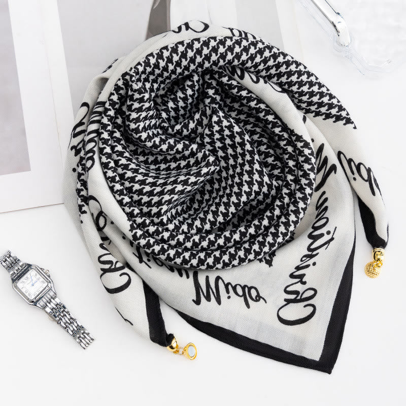 Women's Elegant Retro Rose Polka Dot Square Magnetic Cravat - Style #45 - image 43
