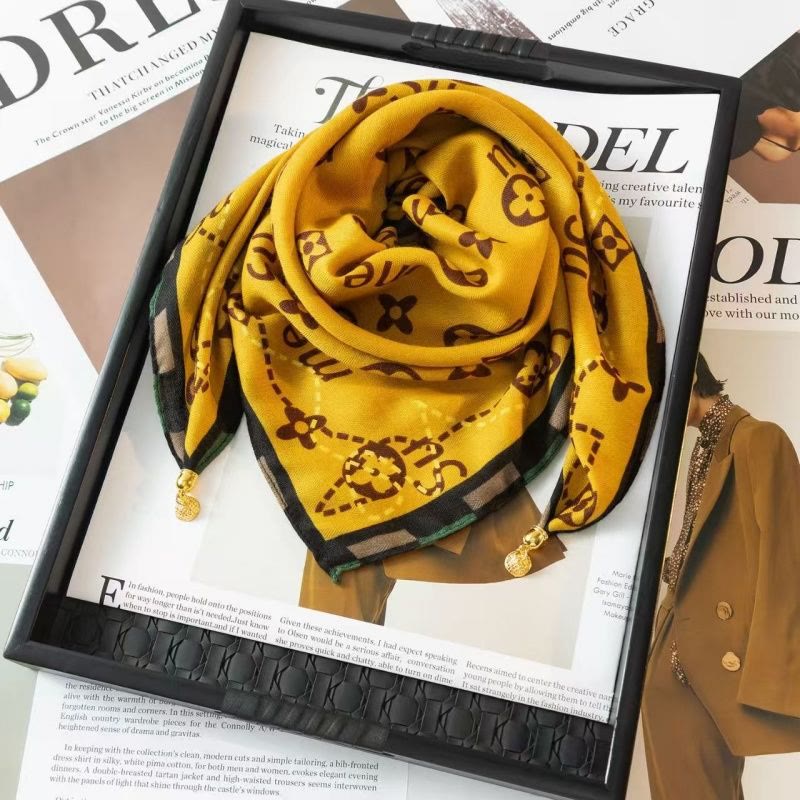 Women's Elegant Retro Rose Polka Dot Square Magnetic Cravat - Style #51 - image 50