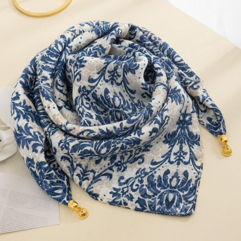 Women's Elegant Retro Rose Polka Dot Square Magnetic Cravat - Style #50 - image 49