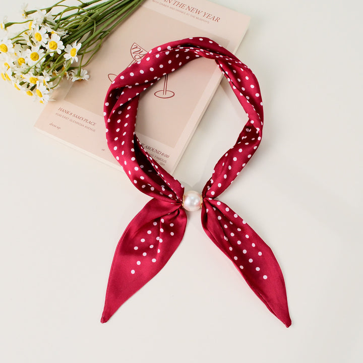 Women's Elegant Retro Pattern Square Scarf - Style #4 - image 4