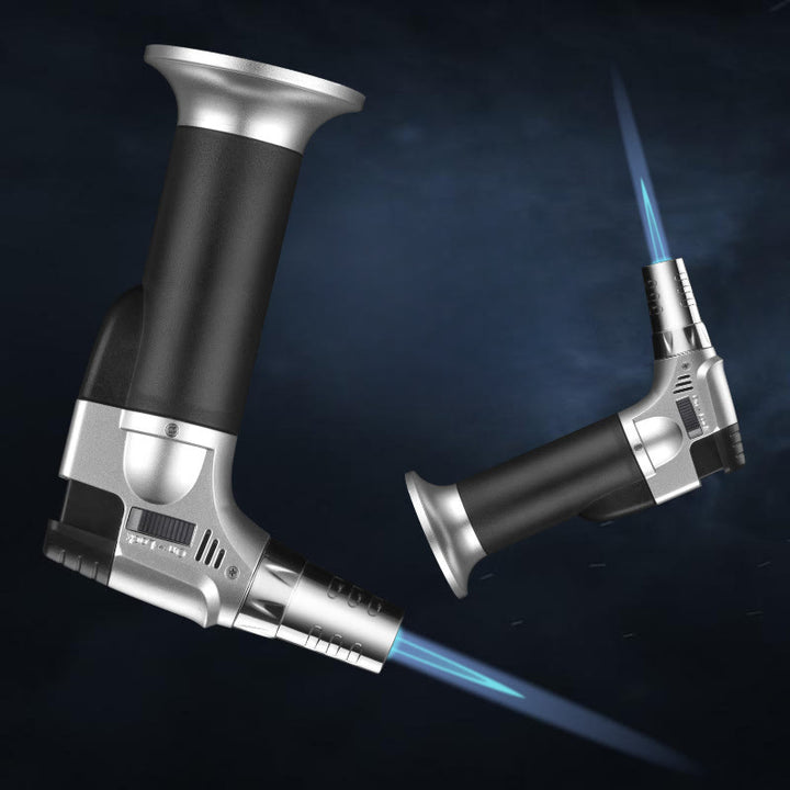 Windproof Spray Gun Holding Grip Butane Lighter - image 1