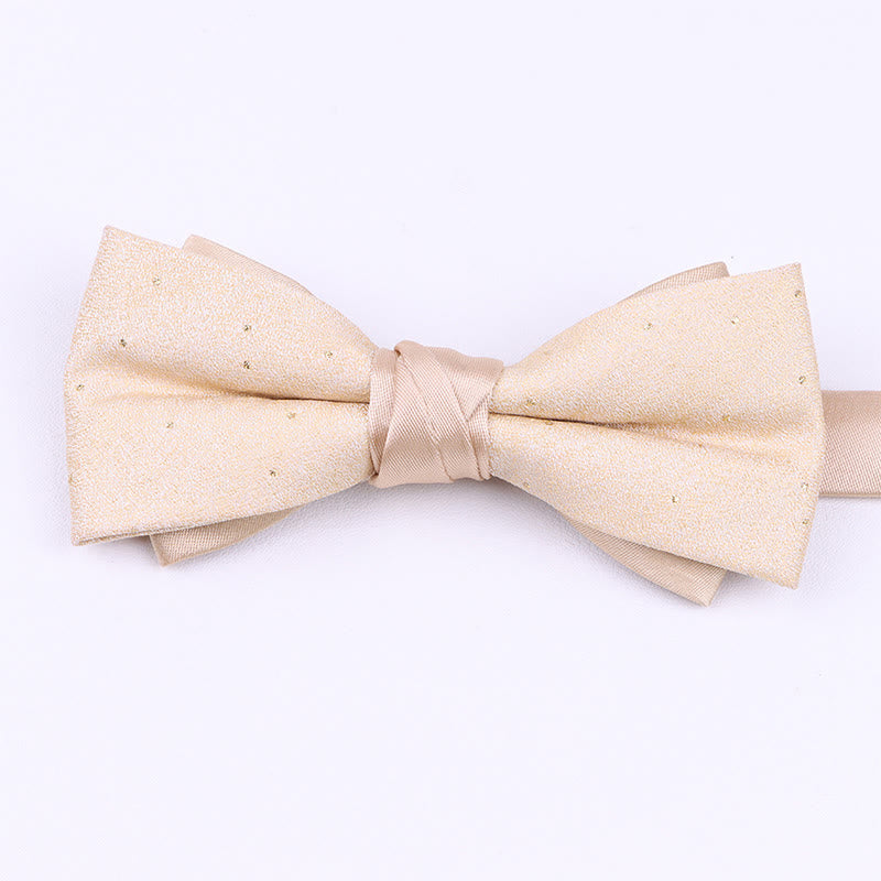 Men's Diverse Patterned Fabric Bow Tie - Style #4 - image 3