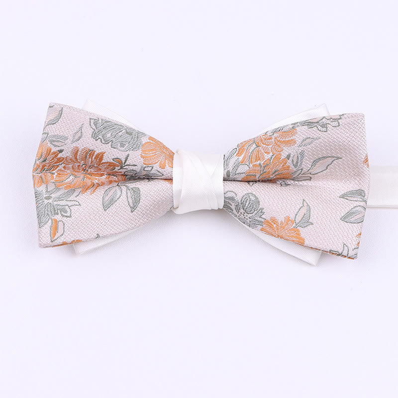 Men's Diverse Patterned Fabric Bow Tie - Style #16 - image 15
