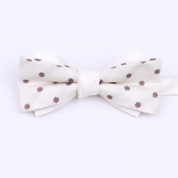 Men's Diverse Patterned Fabric Bow Tie - Style #18 - image 17