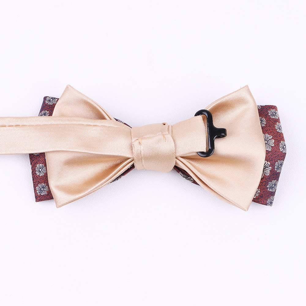 Men's Diverse Patterned Fabric Bow Tie - Style #20 - image 19