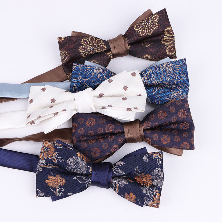 Men's Diverse Patterned Fabric Bow Tie - image 21