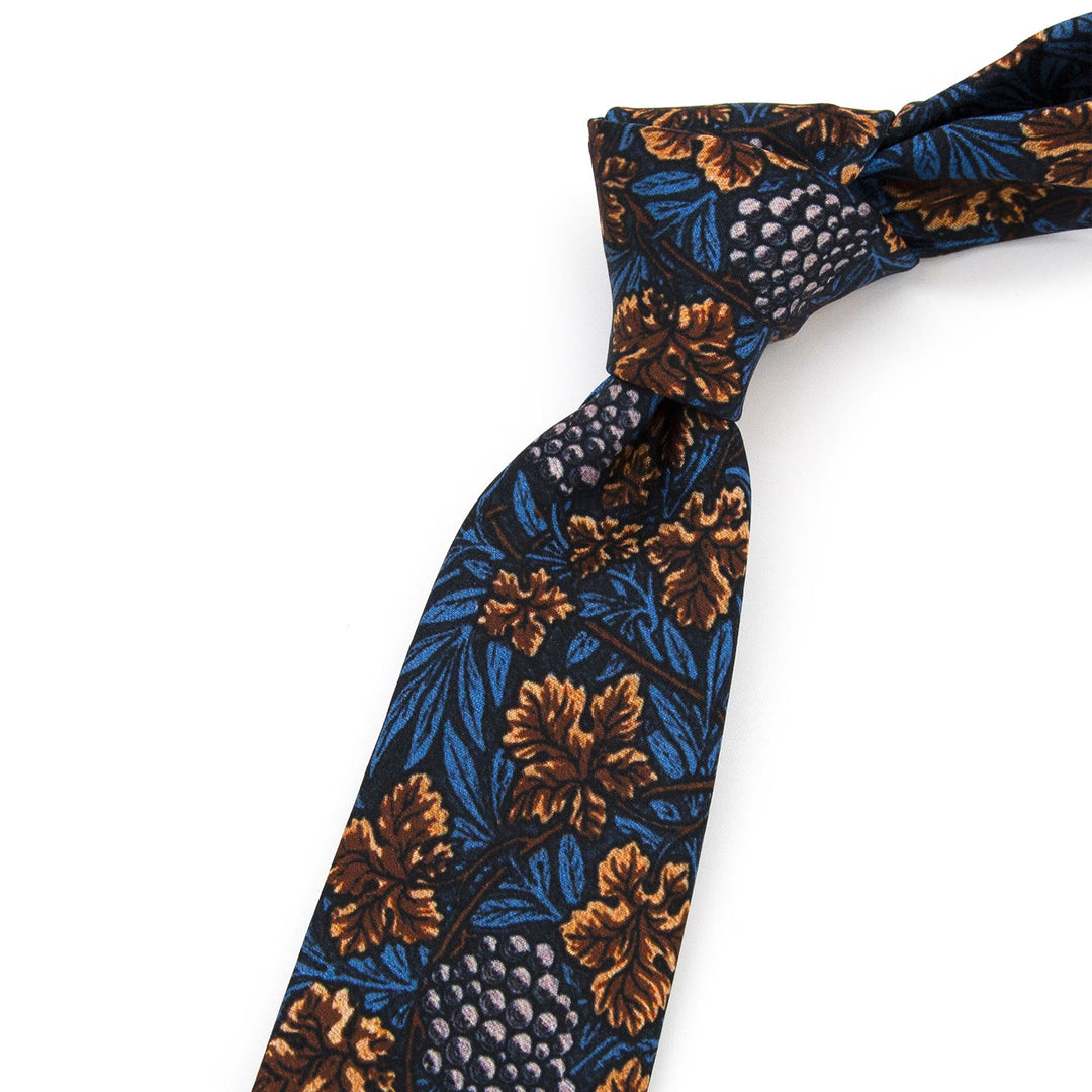 Men's Timeless Style Retro Floral Print Wide Necktie - image 5