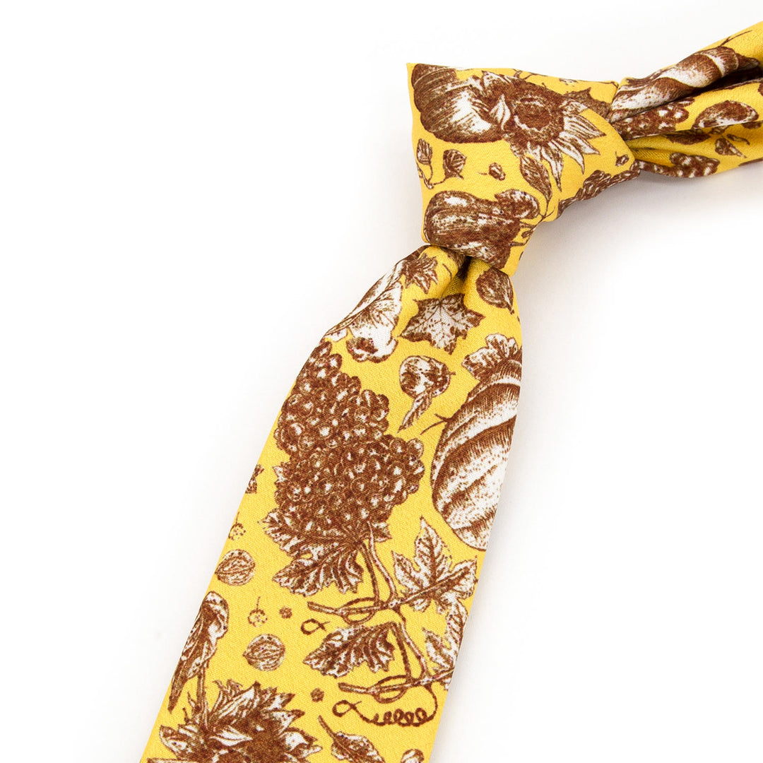 Men's Timeless Style Retro Floral Print Wide Necktie - image 8