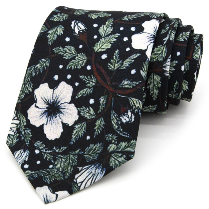 Men's Timeless Style Retro Floral Print Wide Necktie - image 10