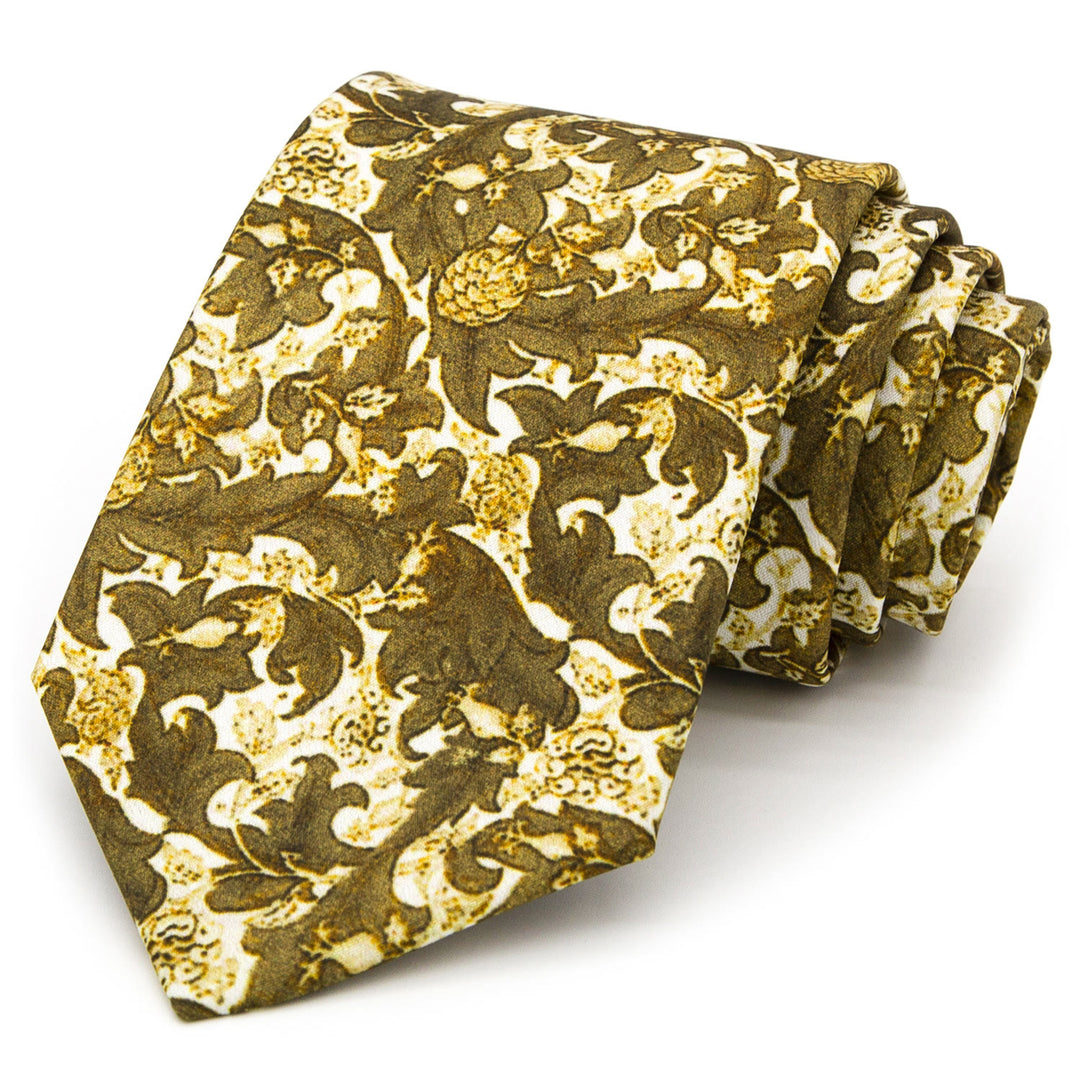 Men's Timeless Style Retro Floral Print Wide Necktie - image 16