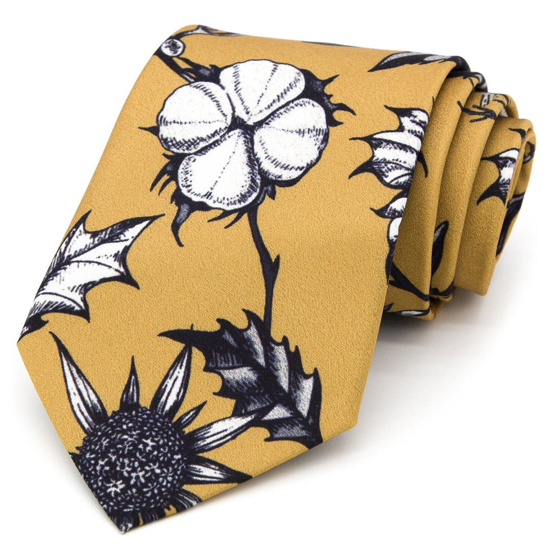 Men's Timeless Style Retro Floral Print Wide Necktie - image 13