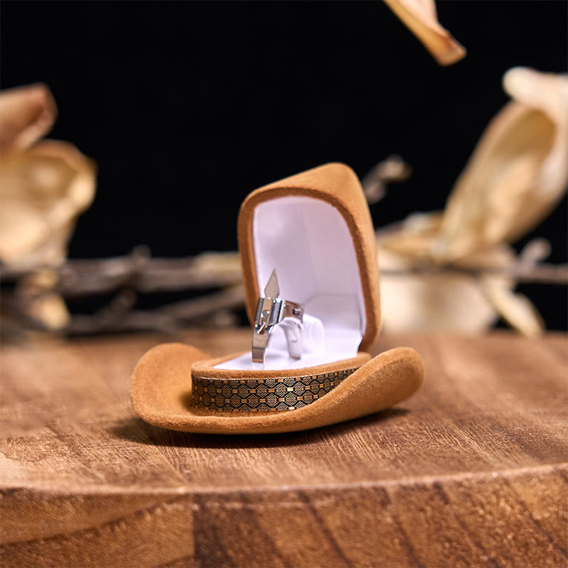 Initial Letter DIY Hidden Knife Belt Buckle Bull Head Pendant Ring Bundle Set - image 3