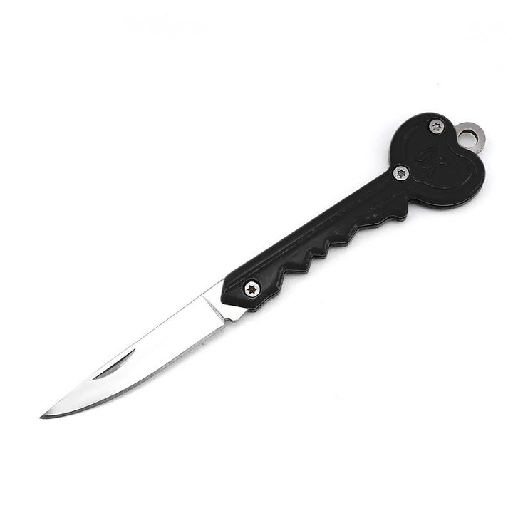Colorful Love OK Folding Knife Outdoor EDC Tool - Black - image 7
