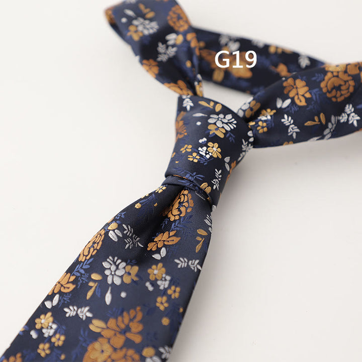 Men's Ornate Patterned Silk-Like Fabric Neckties - Style #19 - image 40