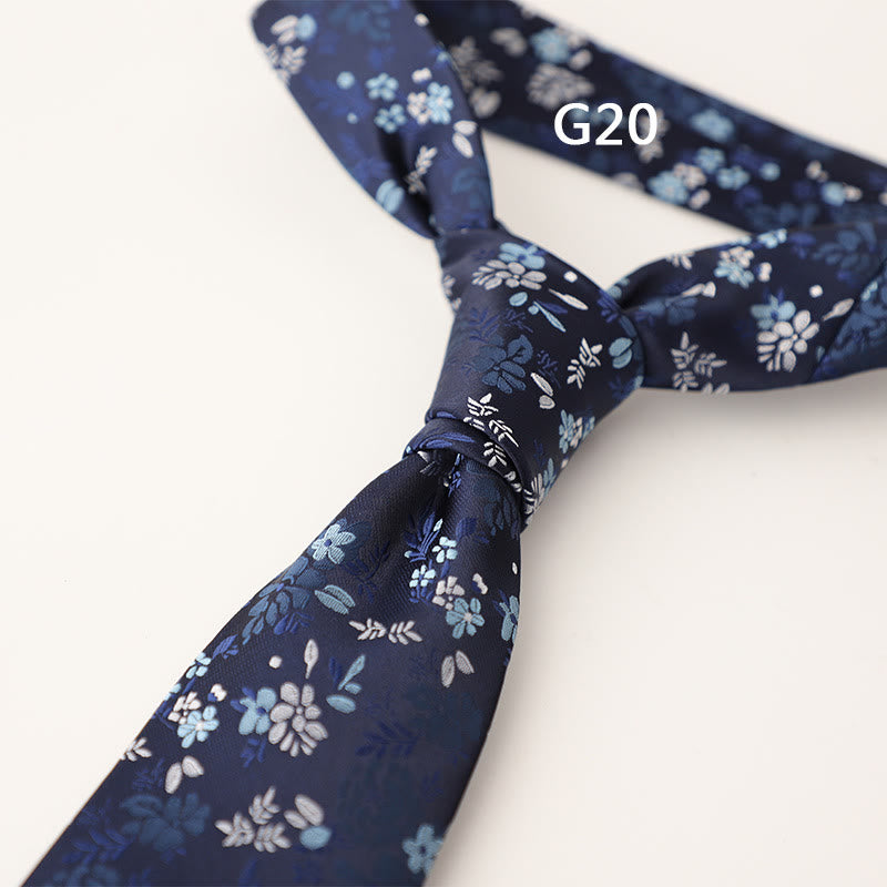 Men's Ornate Patterned Silk-Like Fabric Neckties - Style #20 - image 42