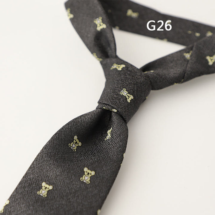 Men's Ornate Patterned Silk-Like Fabric Neckties - Style #26 - image 54