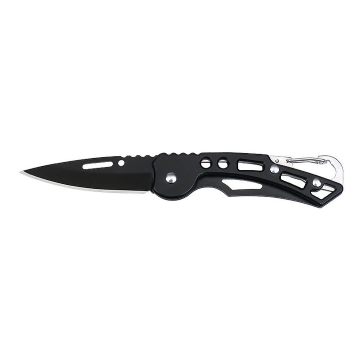 Colorful Practical Multi-Functional Folding Knife EDC-Tool Keychain - Black - image 5