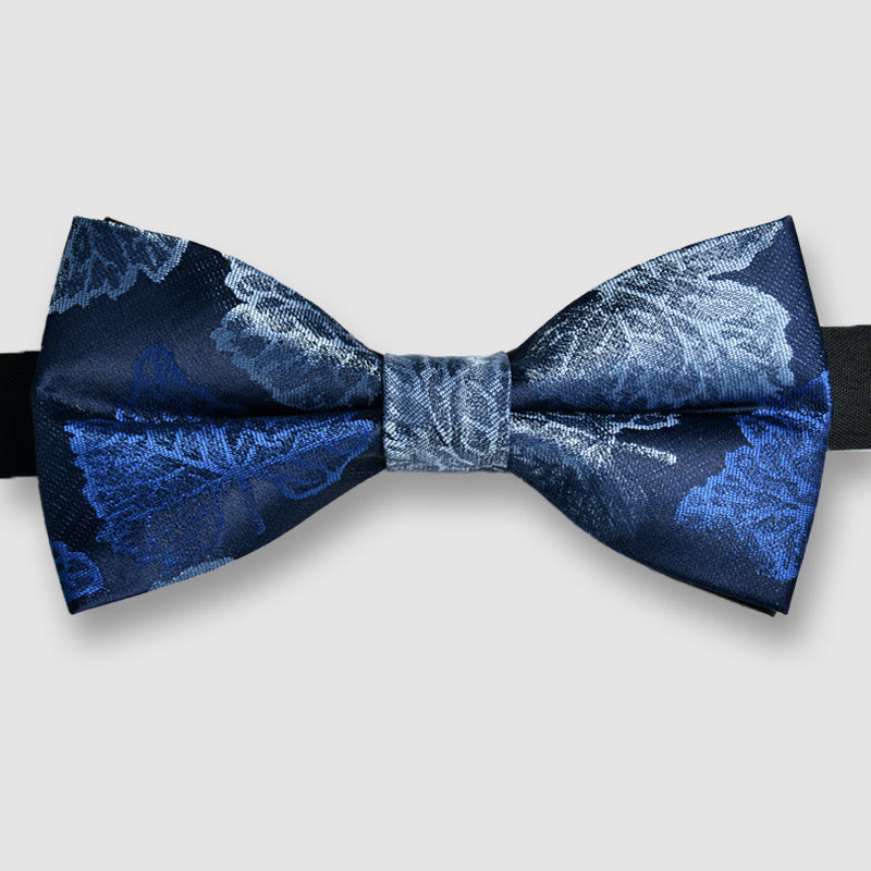Men's Ornate Patterned Lustrous Fabric Bow tie - Style #4 - image 3