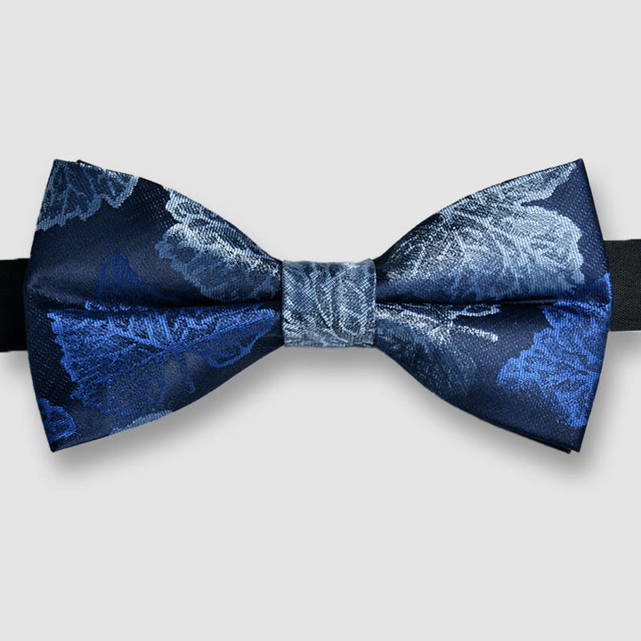 Men's Ornate Patterned Lustrous Fabric Bow tie - Style #4 - image 3