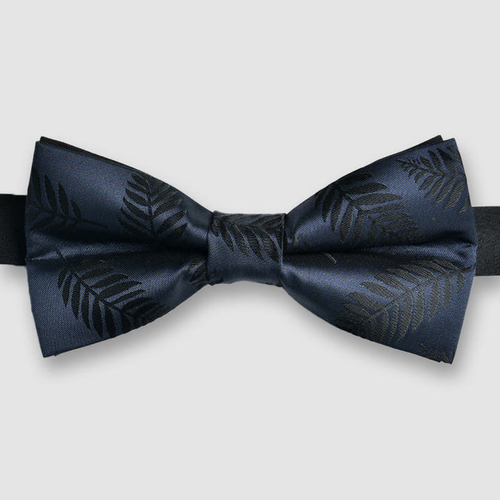 Men's Ornate Patterned Lustrous Fabric Bow tie - Style #7 - image 6