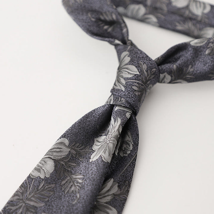 Men's Ornate Patterned Silk-Like Fabric Neckties - image 11