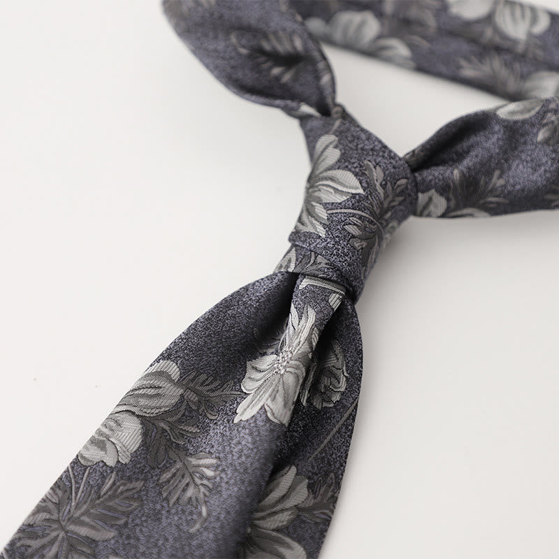 Men's Ornate Patterned Silk-Like Fabric Neckties - Style #4 - image 5