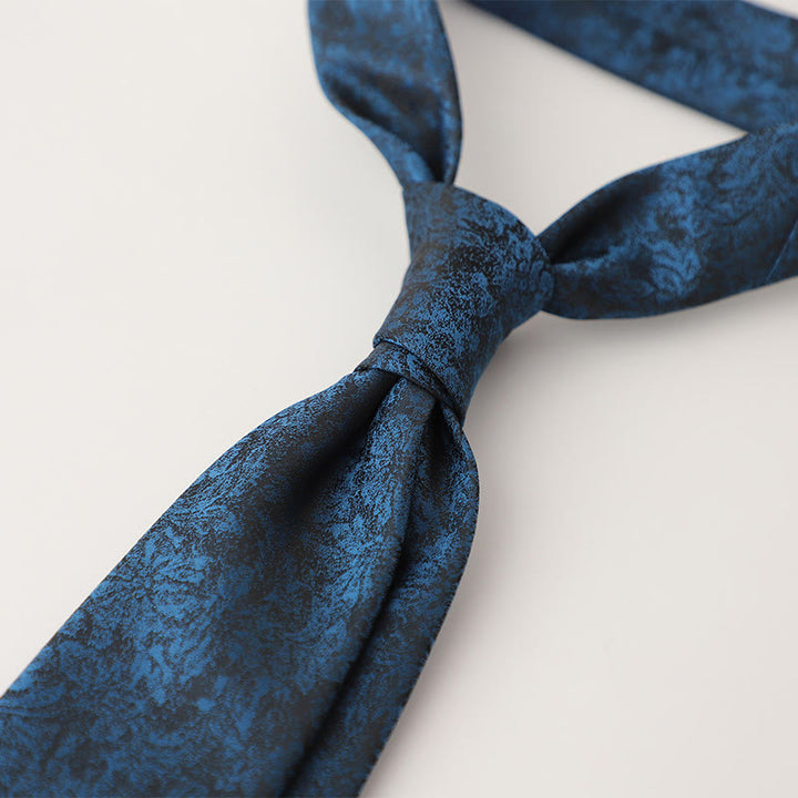 Men's Ornate Patterned Silk-Like Fabric Neckties - image 31