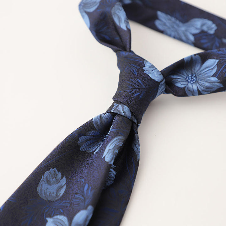 Men's Ornate Patterned Silk-Like Fabric Neckties - Style #11 - image 12