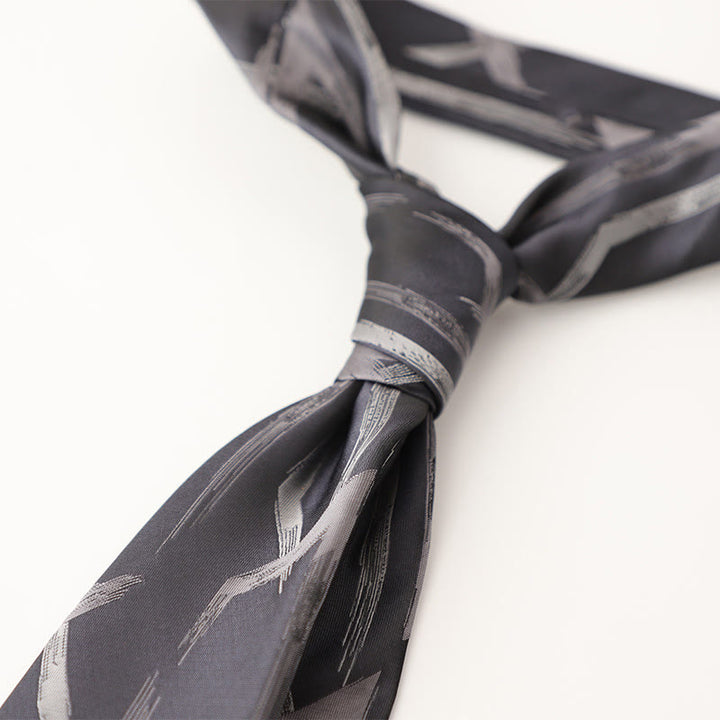 Men's Ornate Patterned Silk-Like Fabric Neckties - image 37