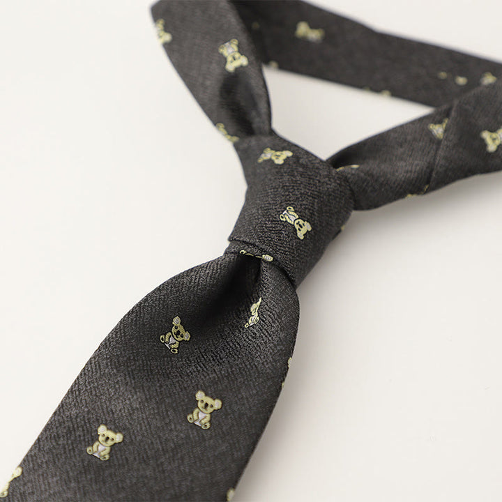 Men's Ornate Patterned Silk-Like Fabric Neckties - image 55