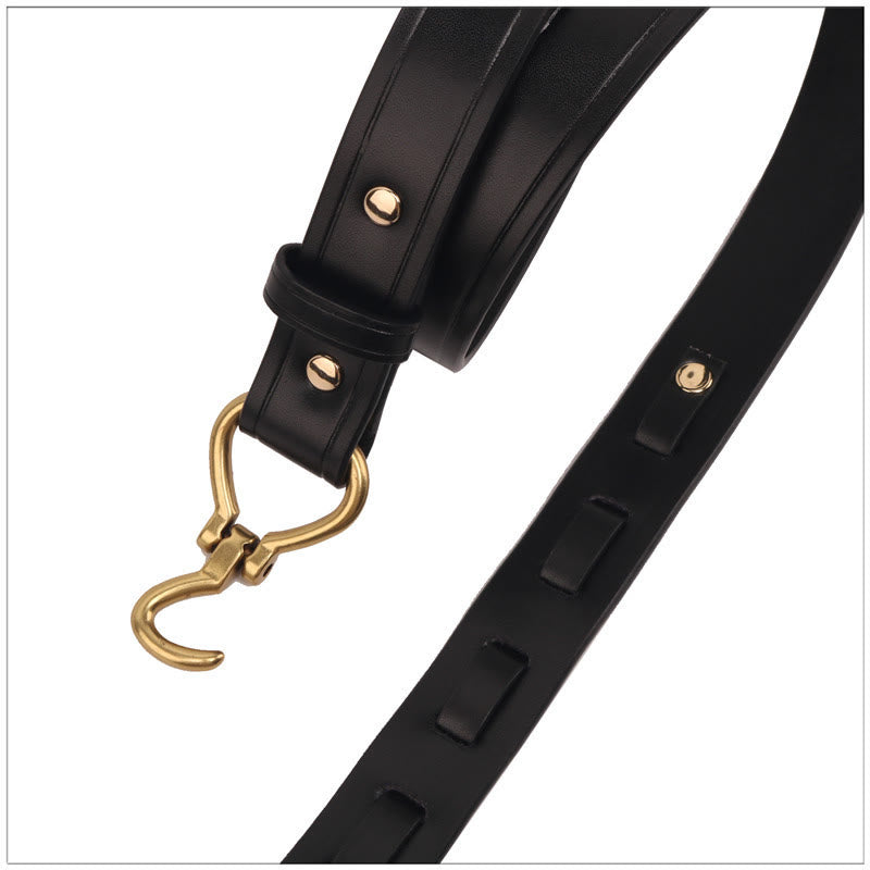 Women's Slim And Elegant Golden Pin Buckle Leahter Belt - image 4