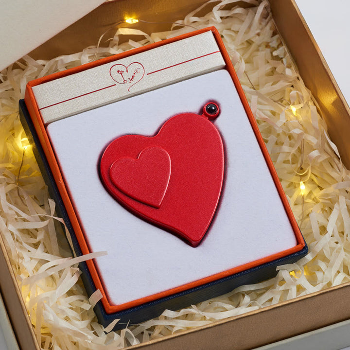 Romantic Love Shaped Colorful Gas Electric Dual Ignition Lighter - Red - image 7