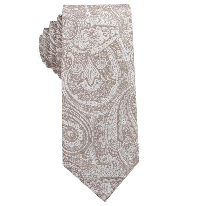 Men's Beige Versatile Multi-Pattern Neckties - Style #2 - image 2