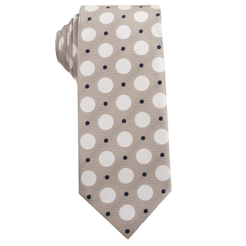 Men's Beige Versatile Multi-Pattern Neckties - Style #4 - image 4