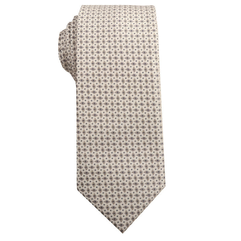 Men's Beige Versatile Multi-Pattern Neckties - Style #8 - image 10