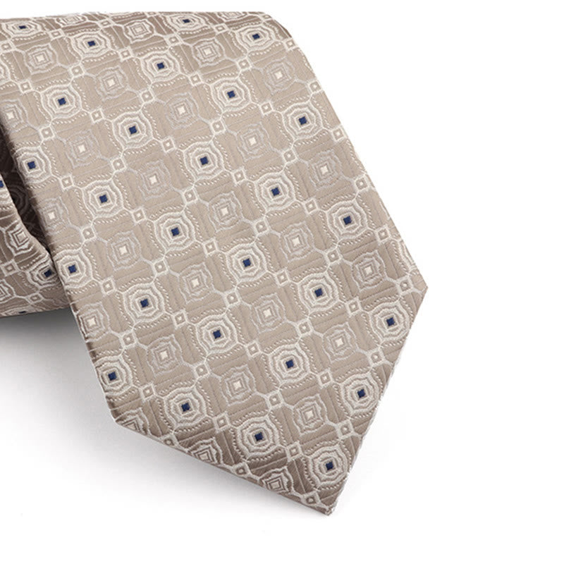 Men's Beige Versatile Multi-Pattern Neckties - image 8