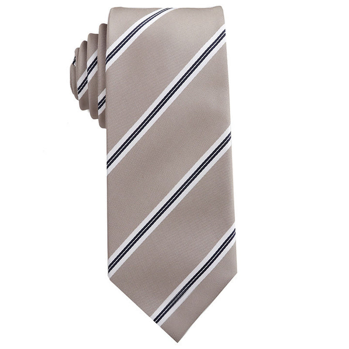 Men's Beige Versatile Multi-Pattern Neckties - Style #3 - image 3