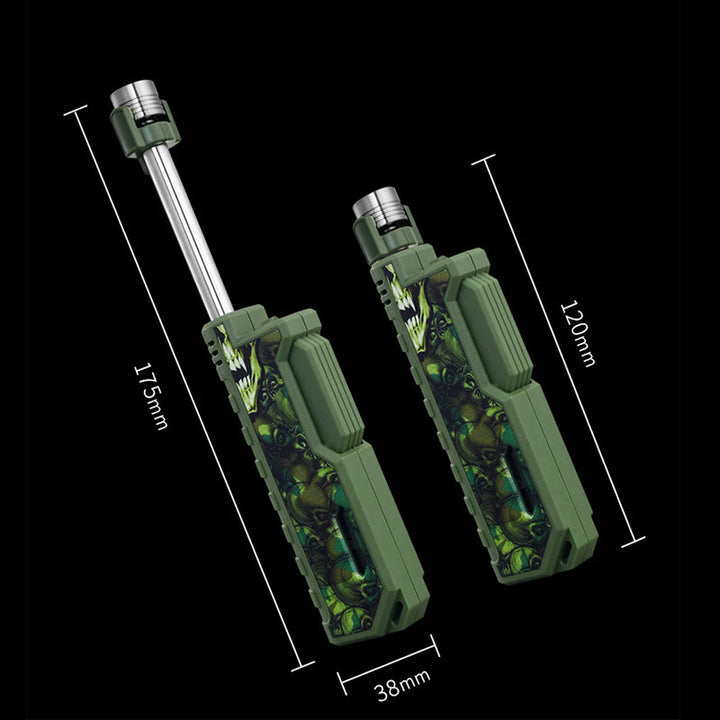 Retractable Handle Outdoor Inflatable Butane Lighter - image 7