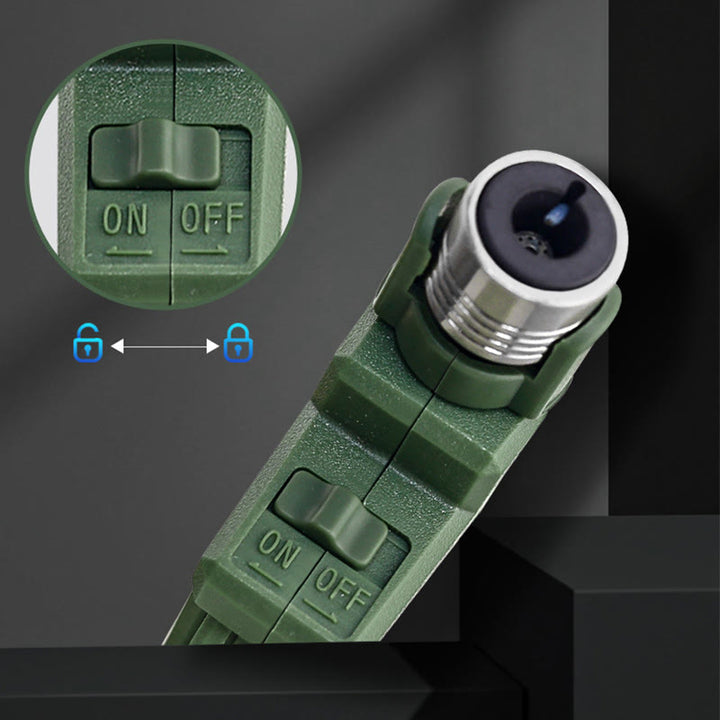 Retractable Handle Outdoor Inflatable Butane Lighter - image 4